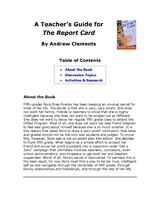 The Report Card Teacher's Guide